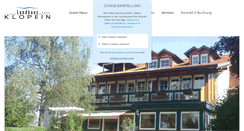 Desktop Screenshot of landhausklopein.at